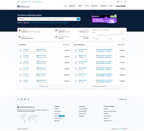 Ethereum (ETH) Blockchain Explorer .